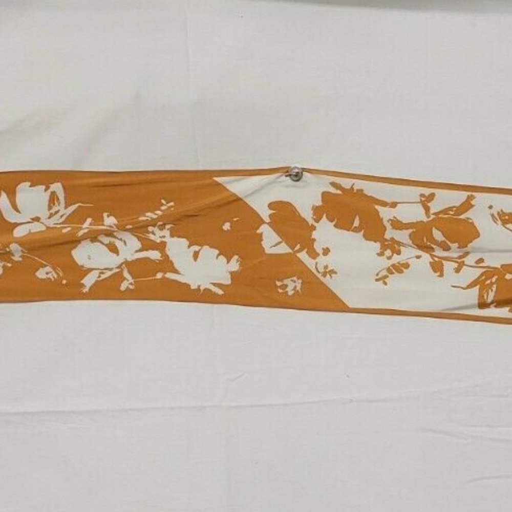 VANA BROWN / TAN FLORAL PRINT LADIES SCARF